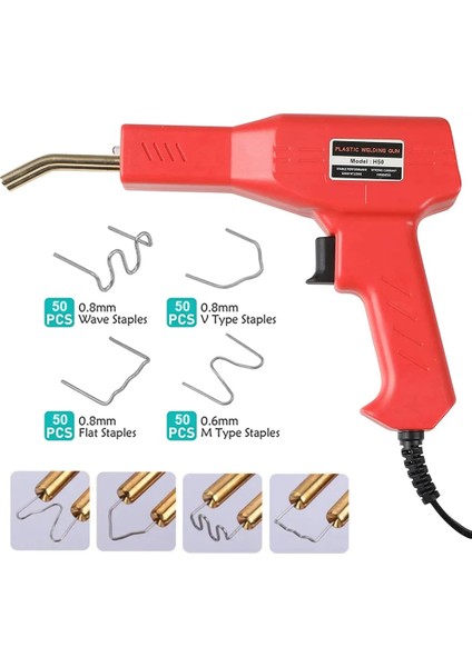 600PCS Yalnızca Zımba Stili 50W Sıcak Zımba Plastik Kaynak Makinesi Araba Tampon Tamir Takımı Plastik Tamir Kiti Sıcak Zımba Tabancası Araba Tampon Çatlak Tamir Araçları (Yurt Dışından) fiyatları