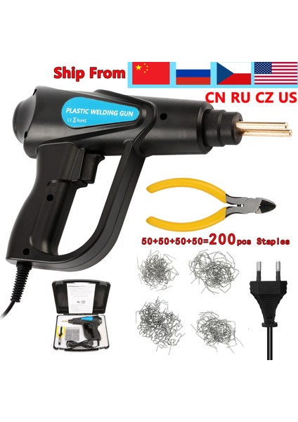 Set3 Tarzı Abd Fişi Sıcak Plastik Kaynakçı 70 W Sıcak Zımba Isı Tabancası Tamir Kaynak Makınesi Plastik Kaynakçılar Araba Tampon Tamir Zımba Kaynak Araçları (Yurt Dışından) fırsatları