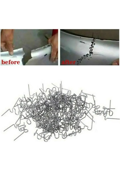 03 0.6mm Tarzı 100 Adet Sıcak Plastik Kaynakçı 70 W Isı Tabancası Sıcak Zımba Plastik Kaynak Makinesi Tampon Havya Zımba Tampon Tamir Araba Araçları Kiti (Yurt Dışından)