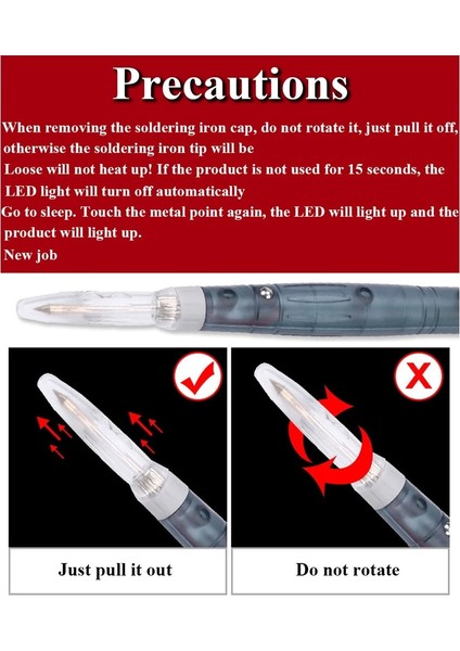 5V Tarzı 5V USB Havya Profesyonel Elektrikli Isıtma Araçları Gösterge Işığı Kolu Kaynak Tabancası Bga Tamir ile Rework (Yurt Dışından) modelleri