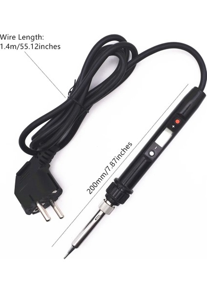 Havya Standı Stili Elektrikli Havya 220 V V 80 W LCD Dijital Ekran Ayarlanabilir Sabit Sıcaklık Dahili Isıtma Kaynak Araçları (Yurt Dışından) modelleri