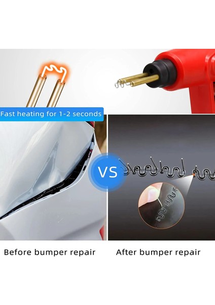 Yalnızca V Nails Silahsız Stil 220V 220 V 70 W Plastik Kaynakçı Makinesi Tampon Tamiri Için El Sıcak Zımba Tabancası Tamir Kiti Kaporta Çamurluk Kaporta Kaynak Sistemi (Yurt Dışından)
