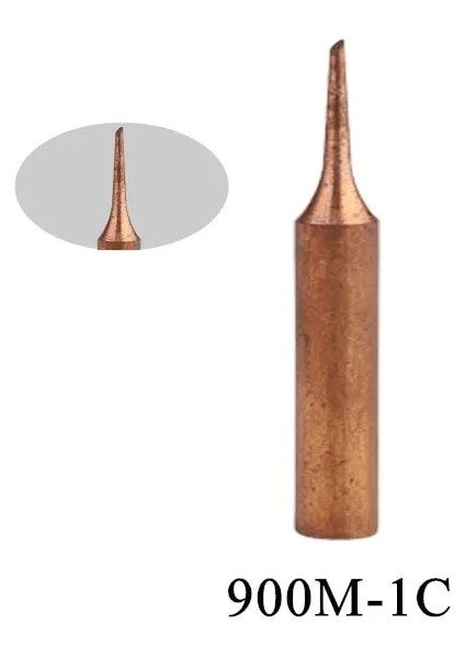 1 Adet 900M-1C Stili Saf Bakır Demir Tm-T Lehimleme Ucu Rework Istasyonu Kaynak Kafası Bga Lehimleme Aletleri Ing Demir Kaynak Aletleri (Yurt Dışından)