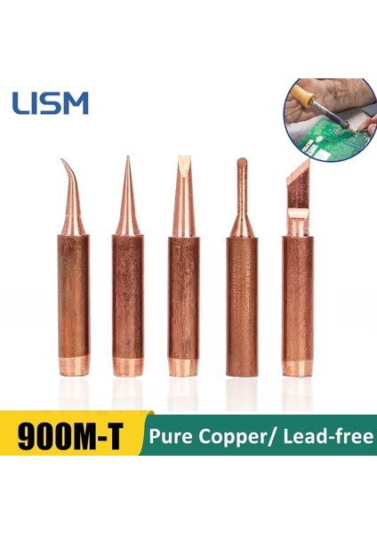 1 Adet 900M-1C Stili Saf Bakır Demir Tm-T Lehimleme Ucu Rework Istasyonu Kaynak Kafası Bga Lehimleme Aletleri Ing Demir Kaynak Aletleri (Yurt Dışından) modelleri