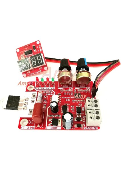 AC110V-9V Tarzı Punta Kaynak Süresi ve Akım Kontrolörü Kontrol Paneli Zamanlama Akımı, Dijital Ekran Yükseltmesi ile 40A A (Yurt Dışından) modelleri