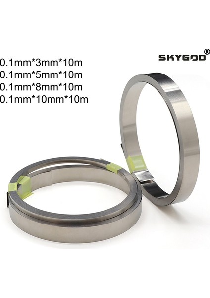0,2X8MM x 10M Stili Li-Ion Pil Nikel Sac Plaka Nikel Kaplama Şerit Konektörü Çelik Kemer Nokta Kaynak Makinesi Pil Kaynakçı (Yurt Dışından) indirimleri