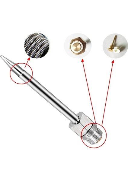 8W-B 2,3 Ohm Tarzı Terface Mini Taşınabilir USB Havya Ucu 5V Pil Havya Ucu Kaynak Rework Aksesuarları (Yurt Dışından)