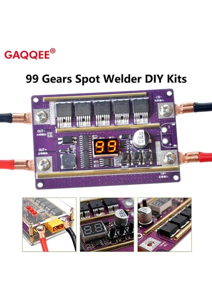 Paket F Stili 12 V Nokta Kaynakçı Lityum Pil Dıy Kitleri Güç Ayarlanabilir Dijital Nokta Kaynak Makinesi Pcb Devre Nikel Levha (Yurt Dışından)