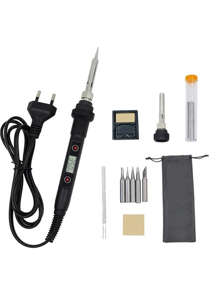 LED Paketi 2 Stili 60W Termostat Elektrikli Havya Ab 220V Kavurma Demir Ucu Kalay Tel Mini Havya Havya Standı Abd 110V Lehimleme Aracı (Yurt Dışından)