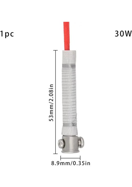 30W 1 Adet Tarzı Yüksek Li 220 V W Havya Çekirdek Isıtma Elemanı Yedek Kaynak Aracı Metal Işleme Aksesuar Ekipmanları (Yurt Dışından)
