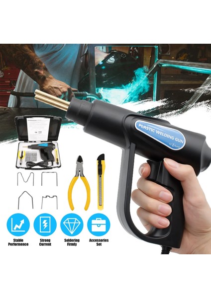 Siyah 400 Adet Tarzı 220V Ab Fişi Sıcak Zımba Plastik Kaynakçı Pense Çivi Havya Garaj Araçları Araba Tampon Tamir Kaynak Makınesi Pvc Kaynakçı Tabancası (Yurt Dışından) modelleri