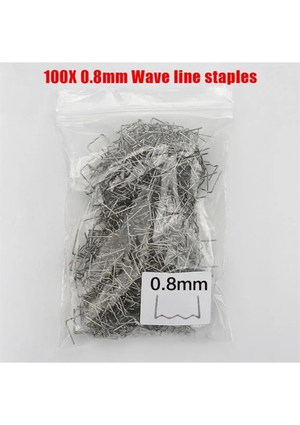 100PCS 02 Tarzı Lastic Kaynakçı Tabancası Sıcak Zımba Kaynak Makinesi Havya Plastik Zımba Tamir Makinesi Araba Tampon Tamir Aracı (Yurt Dışından)