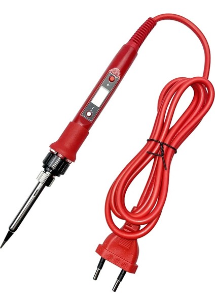 Kırmızı Stil 220V Ab 80 W Elektrikli Havya Useu Fiş Dijital Ekran Sıcaklık Ayarlanabilir Kaynak Aracı Seramik Isıtıcı Havya Ucu (Yurt Dışından)