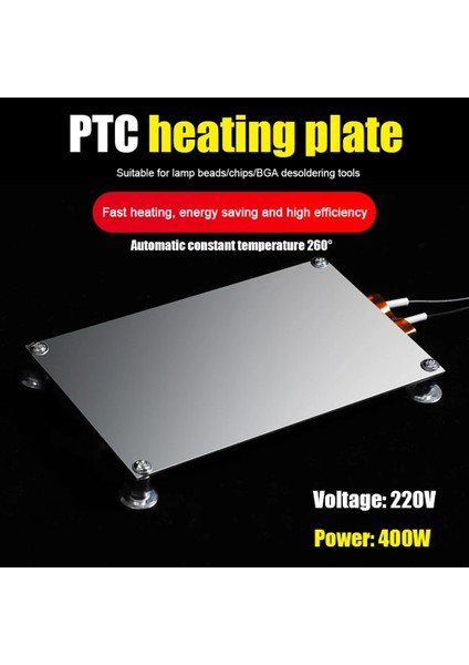 220V400W Tarzı Bga Lehimleme Topu Bölünmüş Plaka Ptc Isıtma Kaynak Lehimleme LED Lamba Boncuk Sökme Için Bölünmüş Aracı (Yurt Dışından)
