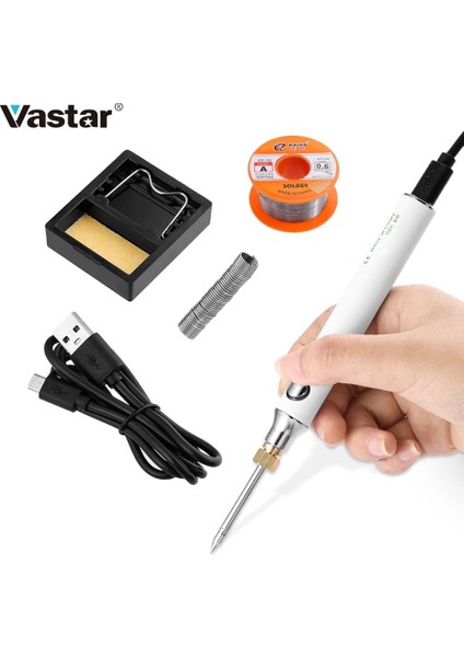 2 Stili Ayarla Vastar 5V 8W USB Havya Seti Ayarlanabilir Sıcaklık Seramik Çekirdek Isıtma Taşınabilir Ev Kaynak Lehim Tamir Araçları (Yurt Dışından) modelleri