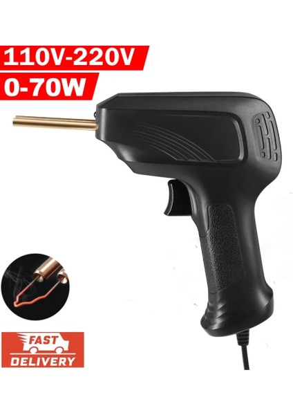Yalnızca Siyah Ana Bilgisayar Stili Ab Fişi 70W Sıcak Zımba Plastik Kaynakçı Makinesi Araba Aracı Pvc Kaynak Tabancası Havya Plastik Otomatik Tampon Tamir Kiti Için Atölye (Yurt Dışından)