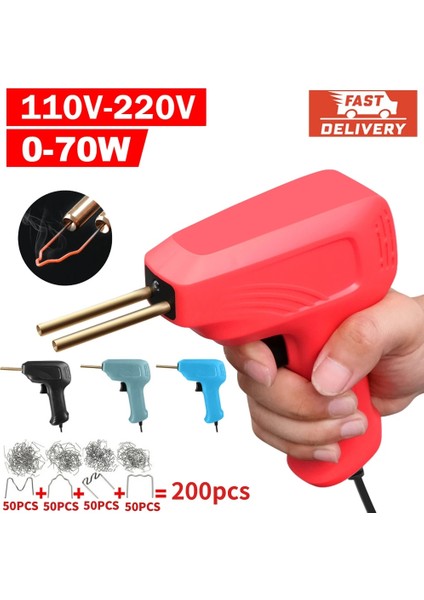 Yalnızca Siyah Ana Bilgisayar Stili Ab Fişi 70W Sıcak Zımba Plastik Kaynakçı Makinesi Araba Aracı Pvc Kaynak Tabancası Havya Plastik Otomatik Tampon Tamir Kiti Için Atölye (Yurt Dışından)