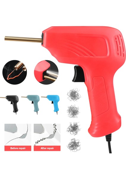 Yalnızca Siyah Ana Bilgisayar Stili Ab Fişi 70W Sıcak Zımba Plastik Kaynakçı Makinesi Araba Aracı Pvc Kaynak Tabancası Havya Plastik Otomatik Tampon Tamir Kiti Için Atölye (Yurt Dışından)