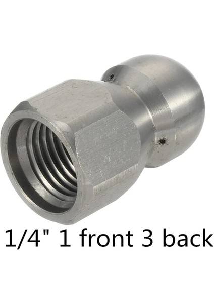 No.3 Tarzı Döner Kanalizasyon Jetter Memesi Paslanmaz Çelik Basınçlı Kanalizasyon Hortum Bağlantı Parçaları Temizleme Borusu Drenaj Yıkama Döner Meme (Yurt Dışından)