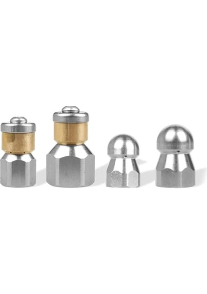 No.3 Tarzı Döner Kanalizasyon Jetter Memesi Paslanmaz Çelik Basınçlı Kanalizasyon Hortum Bağlantı Parçaları Temizleme Borusu Drenaj Yıkama Döner Meme (Yurt Dışından) fırsatları