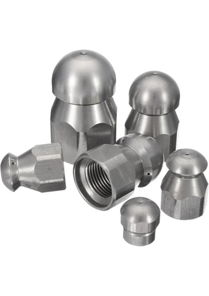 No.3 Tarzı Döner Kanalizasyon Jetter Memesi Paslanmaz Çelik Basınçlı Kanalizasyon Hortum Bağlantı Parçaları Temizleme Borusu Drenaj Yıkama Döner Meme (Yurt Dışından) indirimleri