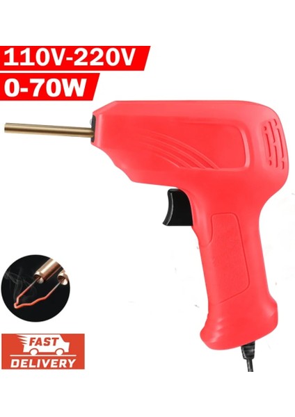 Yalnızca Kırmızı Ana Bilgisayar Stili Abd Fişi 70W Sıcak Zımba Plastik Kaynakçı Makinesi Araba Aracı Pvc Kaynak Tabancası Havya Plastik Otomatik Tampon Tamir Kiti Için Atölye (Yurt Dışından)