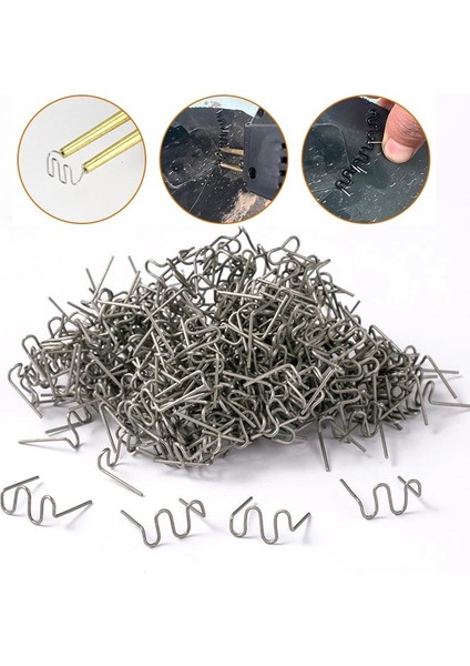 100 Adet 0.8mm B Stili Adet Sıcak Zımba Zımba Plastik Kaynakçı Otomotiv Plastik Tamir Makinesi Kaynak Teli Araba Tampon Tamiri (Yurt Dışından) fiyatları