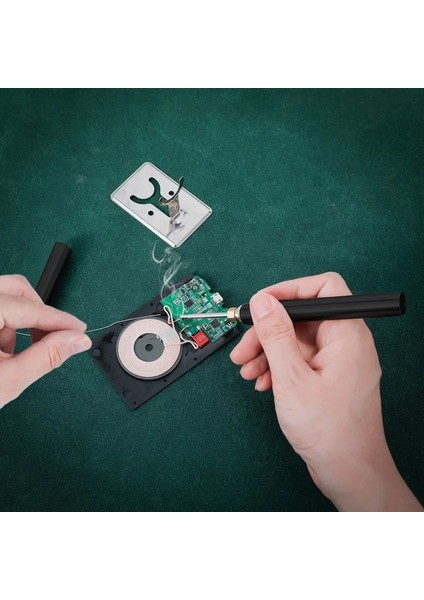 Ipucu K Tarzı Kablosuz Elektrikli Havya Ucu Eriyik Teneke Havya USB Hızlı Şarj Taşınabilir Mikroelektronik Tamir Kaynak Aracı (Yurt Dışından)