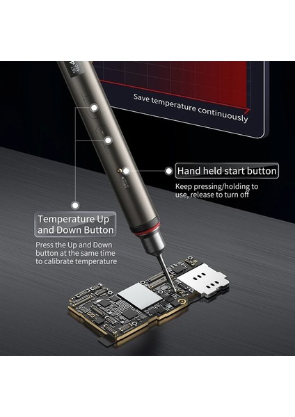 115-K Tarzı Qianli Mega-Idea 20W USB Havya Hızlı Isıtma Elektrikli Lehimleme Kaynak Rework Statioeries Demir Ipuçları (Yurt Dışından)