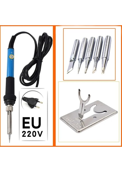 60W Jz Tarzı 60W Ahşap Yanan Oyma Pirografi Kalem Seti Ayarlanabilir Sıcaklık Havya Kaynak Ahşap Kabartma Yanan Onarım Seti (Yurt Dışından)