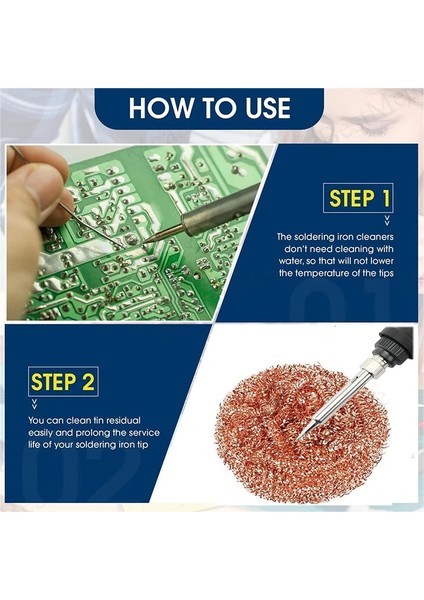 20 Adet Sünger Stili Adet Temizleme Süngeri Lehim Demir Ucu Temizleme Memesi Ucu Bakır Tel Temizleyici Top Temizleme Havyaları ve Ucu (Yurt Dışından) fiyatları