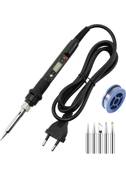 Set-7 Stili 110V Abd Fişi 80W Elektrikli Havya Seti Seti Dijital Sıcaklık Ayarlanabilir Kaynak Aracı Lehim Teneke Demir Ipuçları ile Tamir Araçları (Yurt Dışından) modelleri