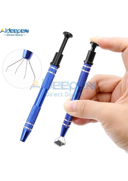 Kırmızı Stil Yeni Elektronik Komponent Kapmak Ic Çıkarıcı Pikap Bga Ker Yama Ic Emmek Kalem Elektronik Tamir Araçları Metal Dört Pençe (Yurt Dışından) fırsatları