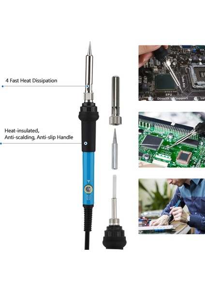 K Yalnızca Nozullar Stili 60W 60W Gravür Kalem Elektrikli Havya Ahşap Yakma Kiti Saygısız Kelime Kabartma Pyrography Aracı Zanaat Seti (Yurt Dışından) modelleri