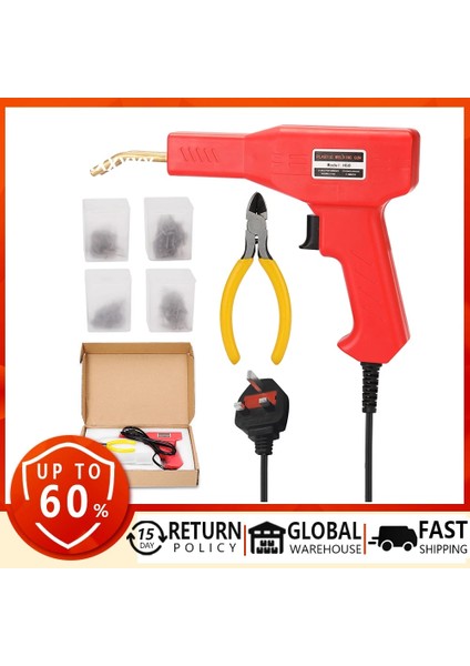500 Adet Dalgalar Zımba Stili Ingiltere Fişi Kullanışlı Plastik Kaynak Tabancası Garaj Kaynak Makinesi Sıcak Zımba Makinesi Zımba Pvc Tamir Makinesi Araba Tampon Tamir Aracı (Yurt Dışından)