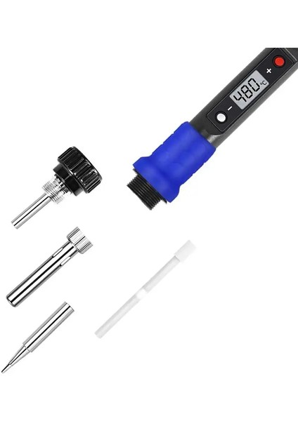 Siyah Set2 Tarzı 80W 110V Outmotd 80W Elektrikli Havya Seti LCD Dijital Ekran Ayarlanabilir Sıcaklık Kaynak Araçları (Yurt Dışından)