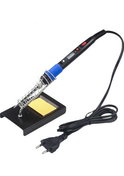 Siyah Set2 Tarzı 80W 110V Outmotd 80W Elektrikli Havya Seti LCD Dijital Ekran Ayarlanabilir Sıcaklık Kaynak Araçları (Yurt Dışından)
