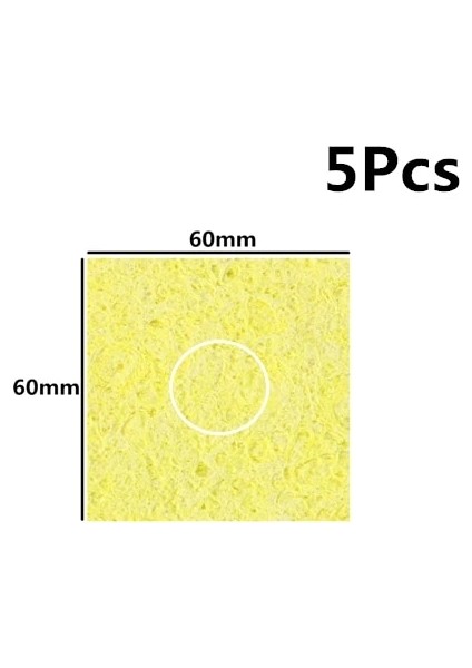 60MMX60MM Stili Isıya Dayanıklı Kalın Havya Temizleme Yedek Yüksek Sıcaklığa Dayanıklı Süngerler Kaynak Aksesuarları Temizleme Pamuğu Clea (Yurt Dışından)