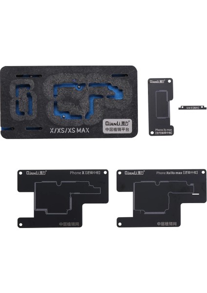 11PRO ve 11PRO Max Tarzı Qianli Orta Katman Kurulu Bga Reballing Stencil Bitki Kalay Platformu iPhone x Xs Pro 13PRO Max Mantık Kurulu Rework Aracı (Yurt Dışından) modelleri