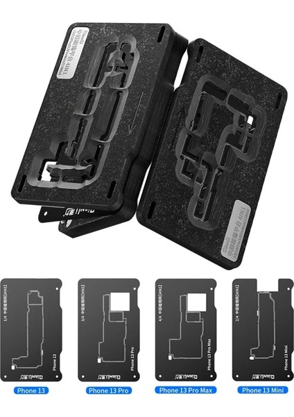 11PRO ve 11PRO Max Tarzı Qianli Orta Katman Kurulu Bga Reballing Stencil Bitki Kalay Platformu iPhone x Xs Pro 13PRO Max Mantık Kurulu Rework Aracı (Yurt Dışından) fırsatları