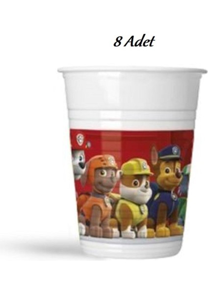 Paw Patrol Plastik Bardak 200 cc 8 Adet