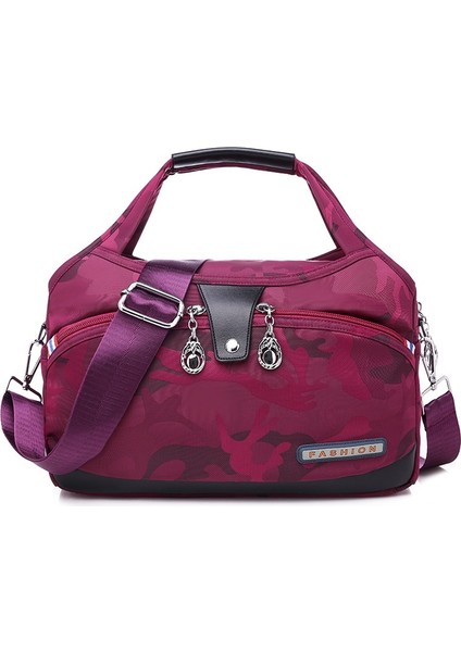 Kadın Oxford Kumaş Omuz Çantası Crossbody Çanta (Yurt Dışından)