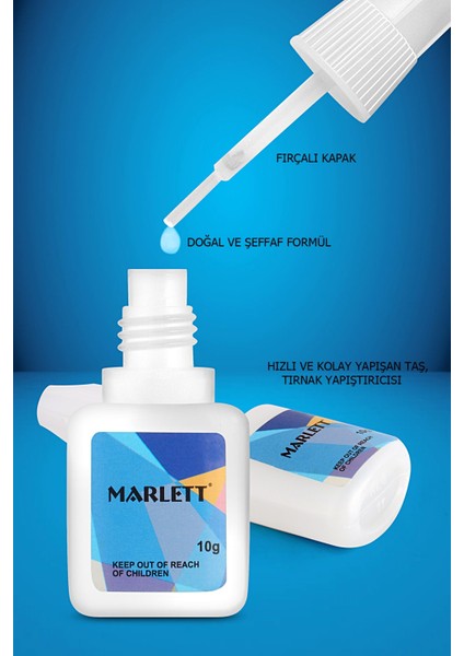 10G Fırçalı Tırnak Yapıştırıcısı