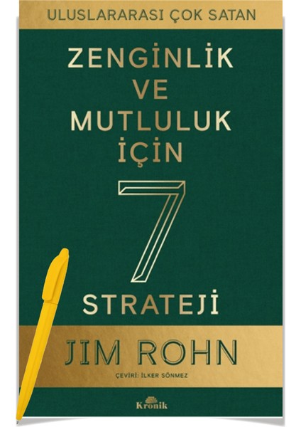 Zenginlik ve Mutluluk Için 7 Strateji / Jim Rohn + Zenginlik Yasası / Ercan Kırdök 2 Kitap Set Grubu