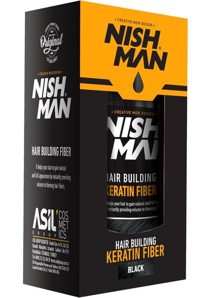 Nıshman Saç Dolgunlaştırıcı Keratin Fiber (Siyah) 21 gr fiyatları