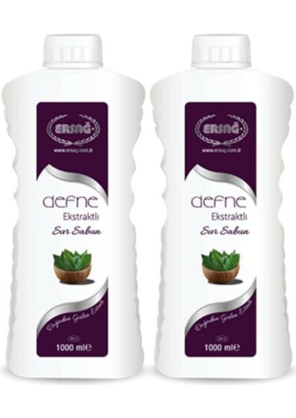 Defne Ekstraktlı Sıvı Sabun 1000 ml 2 Adet