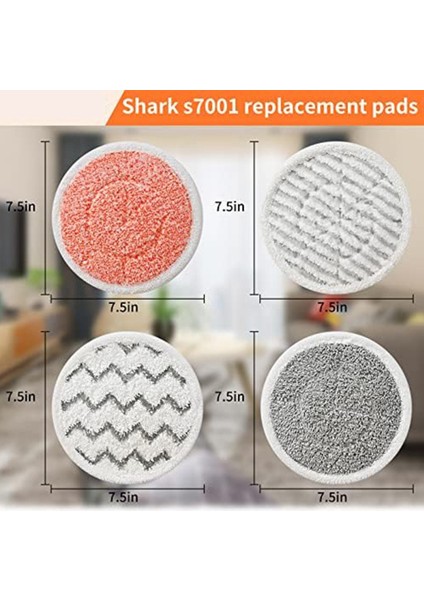 S7001 Yedek Buharlı Paspas Köpekbalığı S7000 S7000AMZ S7001 S7001TGT S7000 S7201 S7005 S7020 Buharlı Paspas Pedleri (Yurt Dışından) fırsatları