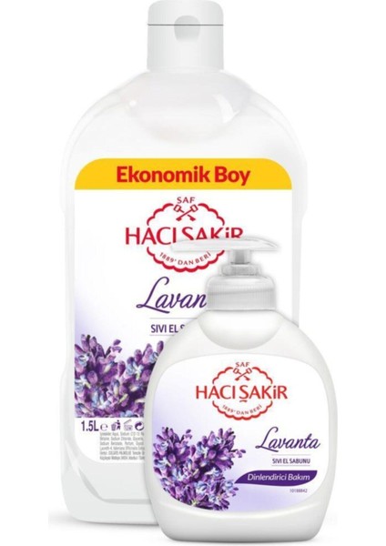 Lavanta Dinlendirici Bakım Sıvı El Sabunu 1500 ml + 300 ml /set - 2 Adet fiyatları