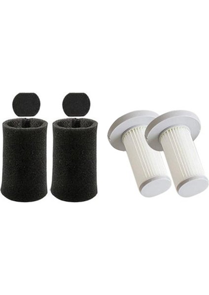 Elektrikli El Süpürgesi Hepa Filtre Sünger Filtre Kiti Xiaomi Deerma DX700 Vakum Yedek Parça Aksesuarları-2 Set (Yurt Dışından)
