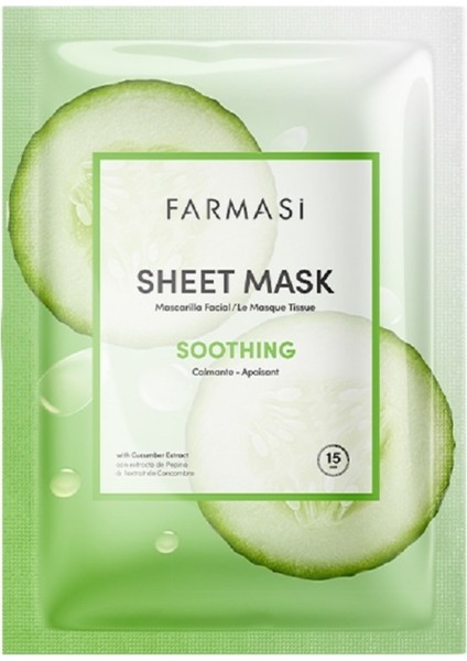 Soothıng Salatalıklı Kağıt Maske
